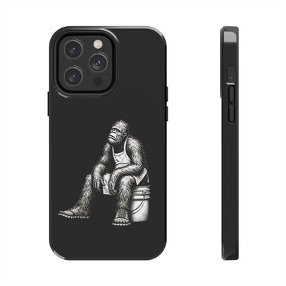 Phone Case Long Shift Bigfoot Black iPhone Samsung Galaxy