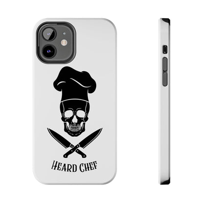 Heard Chef Skull White Phone Case iPhone Samsung Galaxy