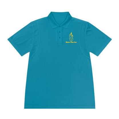 Burn Tha Ice Logo Polo Shirt