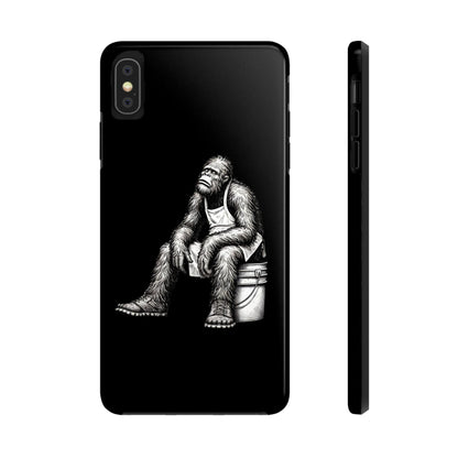 Phone Case Long Shift Bigfoot Black iPhone Samsung Galaxy