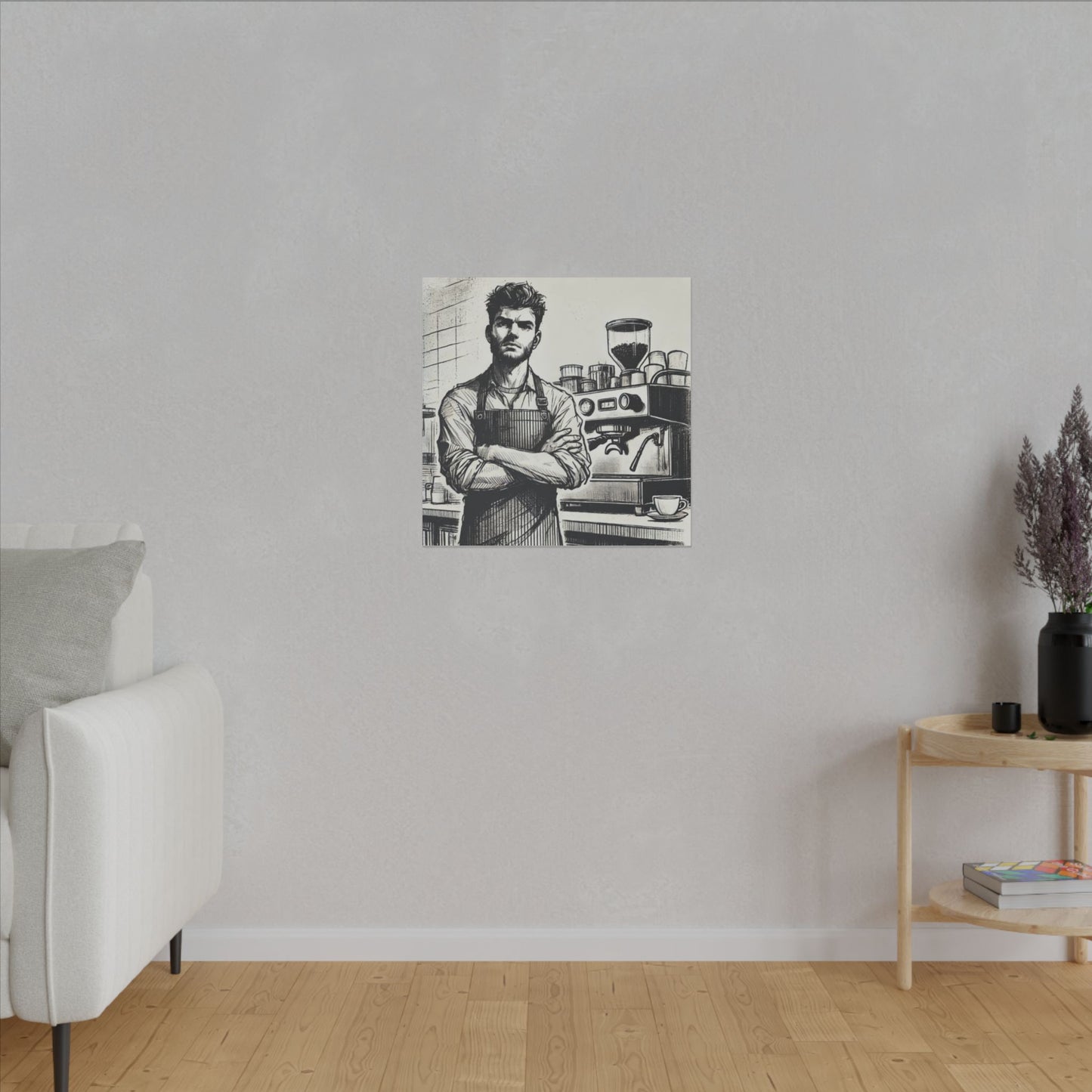 Canvas Print - Barista Industry Struggles
