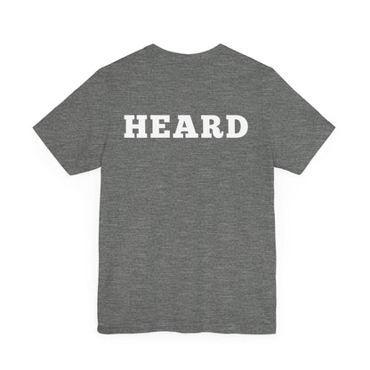 Heard T-Shirt White Text