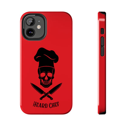 Heard Chef Skull Red Phone Case iPhone Samsung Galaxy