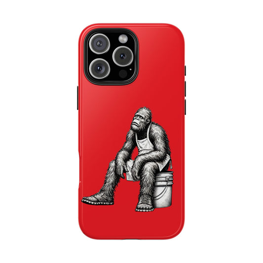 Phone Case Long Shift Bigfoot Red iPhone Samsung Galaxy
