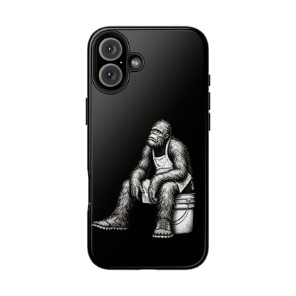 Phone Case Long Shift Bigfoot Black iPhone Samsung Galaxy