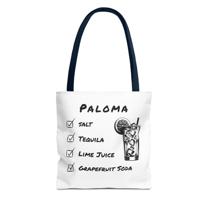 Paloma Tote Bag in Black Graphic