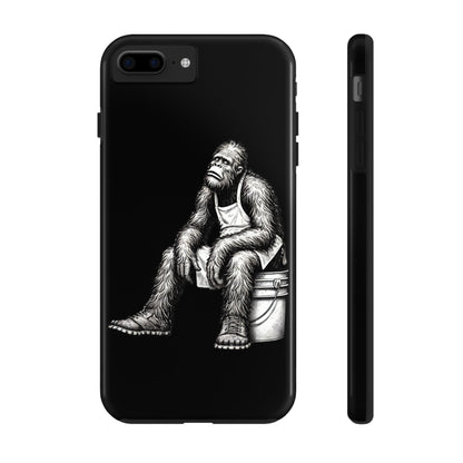 Phone Case Long Shift Bigfoot Black iPhone Samsung Galaxy