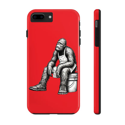 Phone Case Long Shift Bigfoot Red iPhone Samsung Galaxy