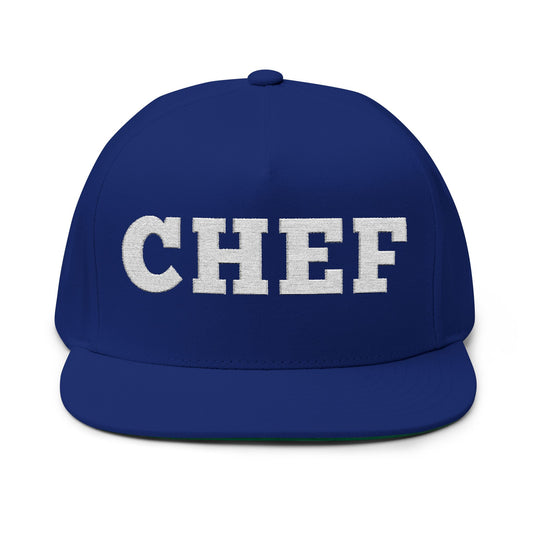 Chef Flat Bill Cap