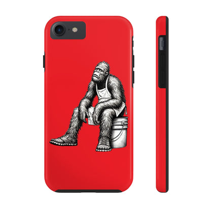 Phone Case Long Shift Bigfoot Red iPhone Samsung Galaxy