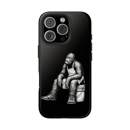 Phone Case Long Shift Bigfoot Black iPhone Samsung Galaxy