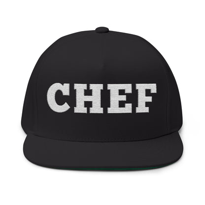 Chef Flat Bill Cap