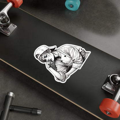 Kiss-Cut Vinyl Decals Kayla, Stickers, Service Industry, Clopen, Tired, Cook and Sous Chef, In The Weeds, Smoke, Sketch art, Busy, AI