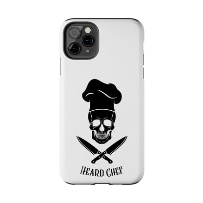 Heard Chef Skull White Phone Case iPhone Samsung Galaxy