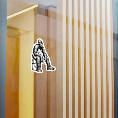 Vinyl Sticker Long Shift Bigfoot