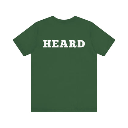 Heard T-Shirt White Text