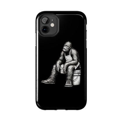 Phone Case Long Shift Bigfoot Black iPhone Samsung Galaxy