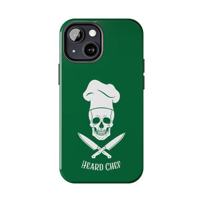 Heard Chef Skull BTI Green Phone Case iPhone Samsung Galaxy