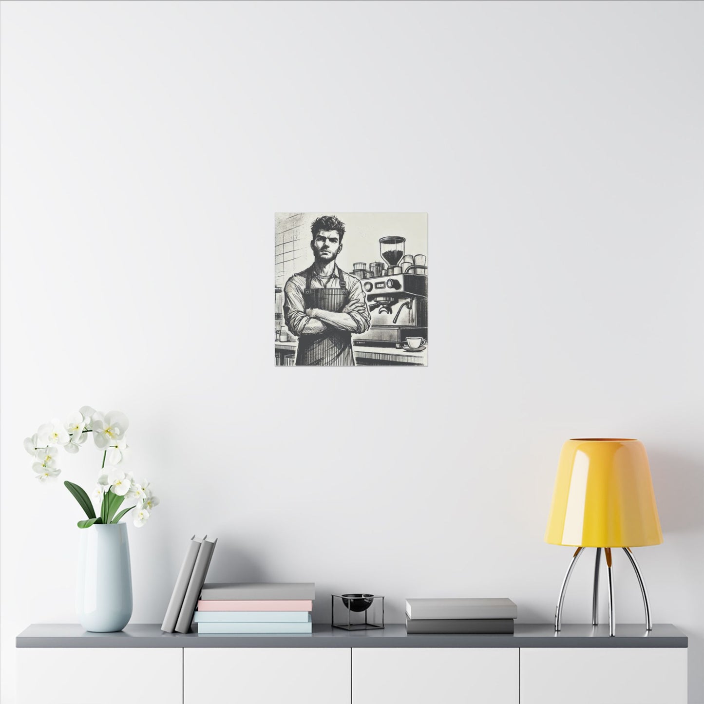 Canvas Print - Barista Industry Struggles