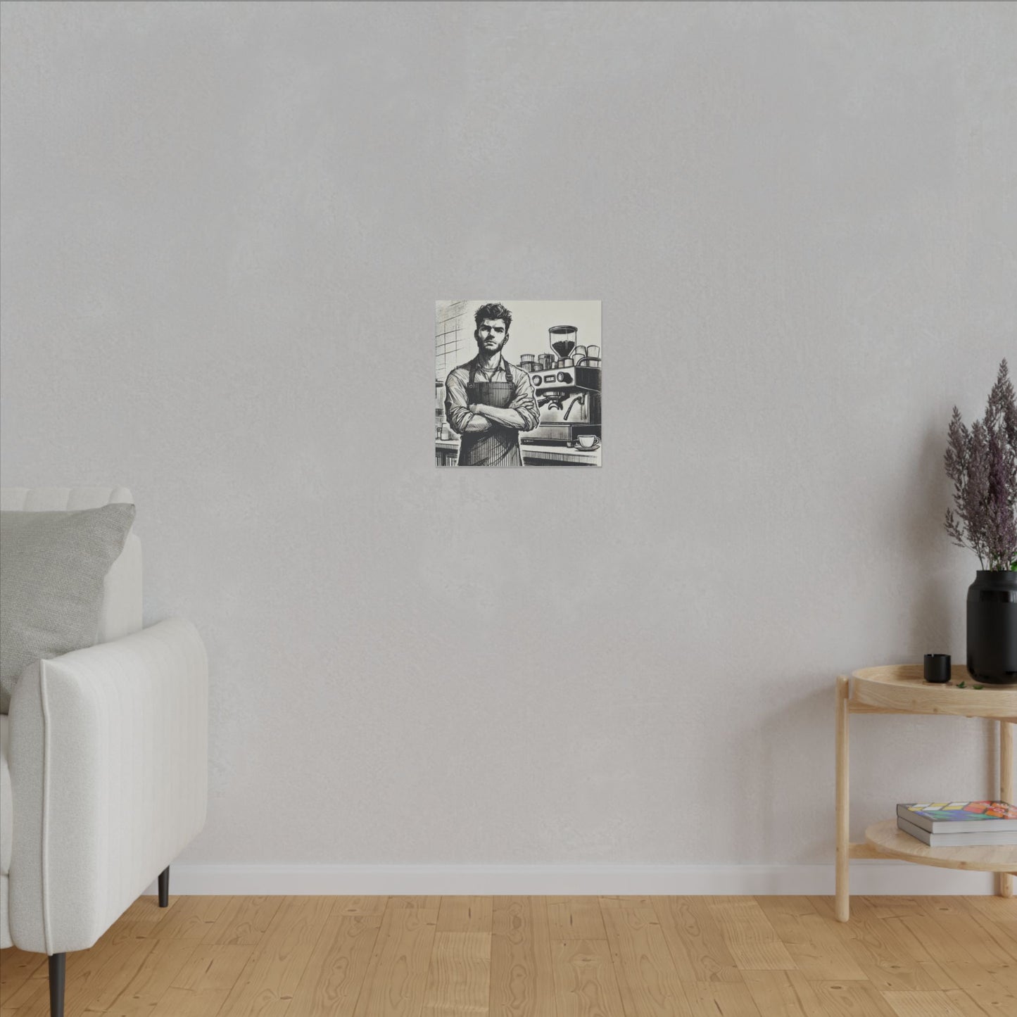Canvas Print - Barista Industry Struggles