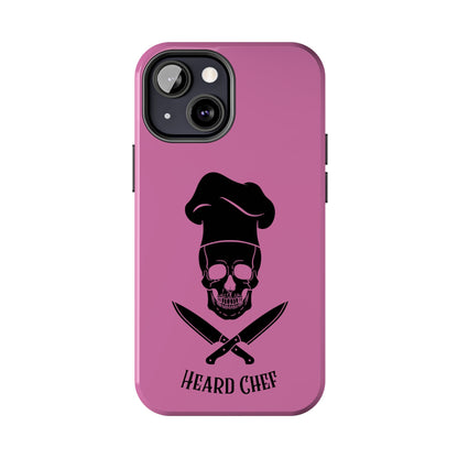 Heard Chef Skull Pink Phone Case iPhone Samsung Galaxy