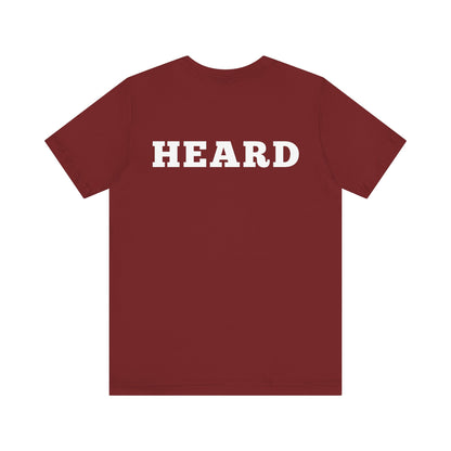 Heard T-Shirt White Text