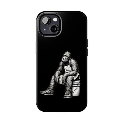 Phone Case Long Shift Bigfoot Black iPhone Samsung Galaxy