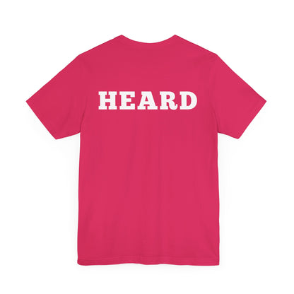 Heard T-Shirt White Text