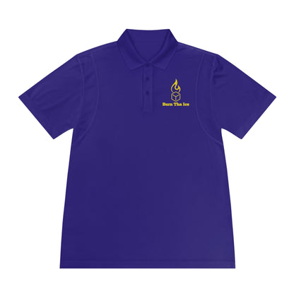 Burn Tha Ice Logo Polo Shirt