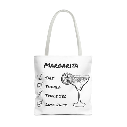 Margarita Tote Bag Black Graphic