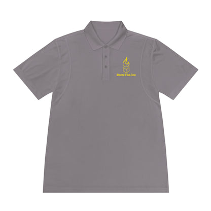 Burn Tha Ice Logo Polo Shirt