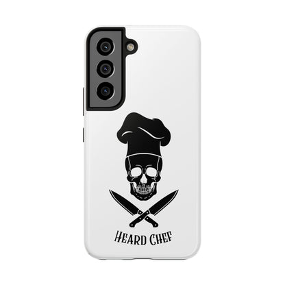 Heard Chef Skull White Phone Case iPhone Samsung Galaxy