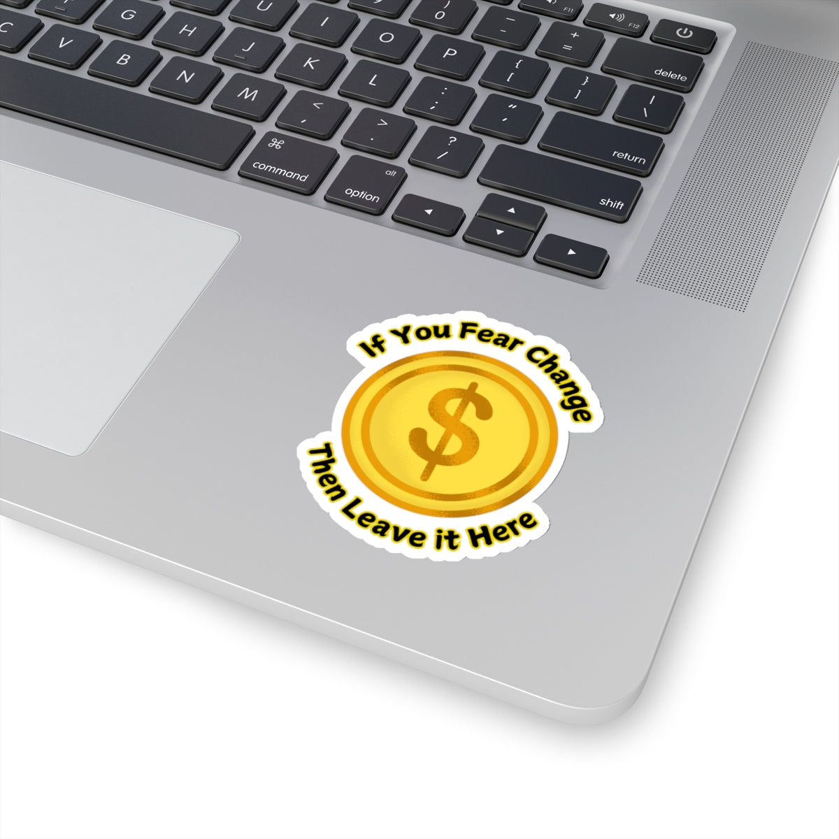 Kiss-Cut Service Industry Stickers Decals Fear Change Currency Tip  Server Bartender Restaurant Bar Money Dollar Custom Gifts Accessories