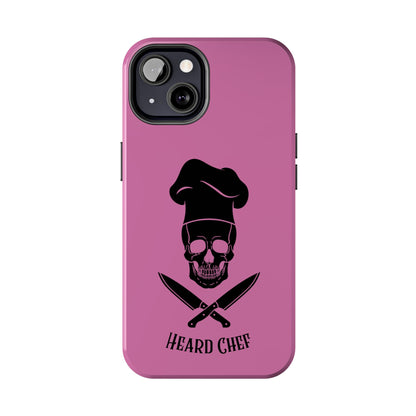 Heard Chef Skull Pink Phone Case iPhone Samsung Galaxy