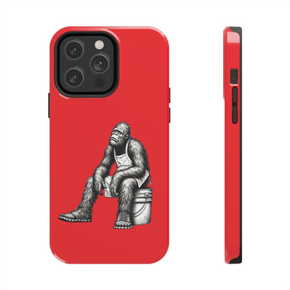 Phone Case Long Shift Bigfoot Red iPhone Samsung Galaxy