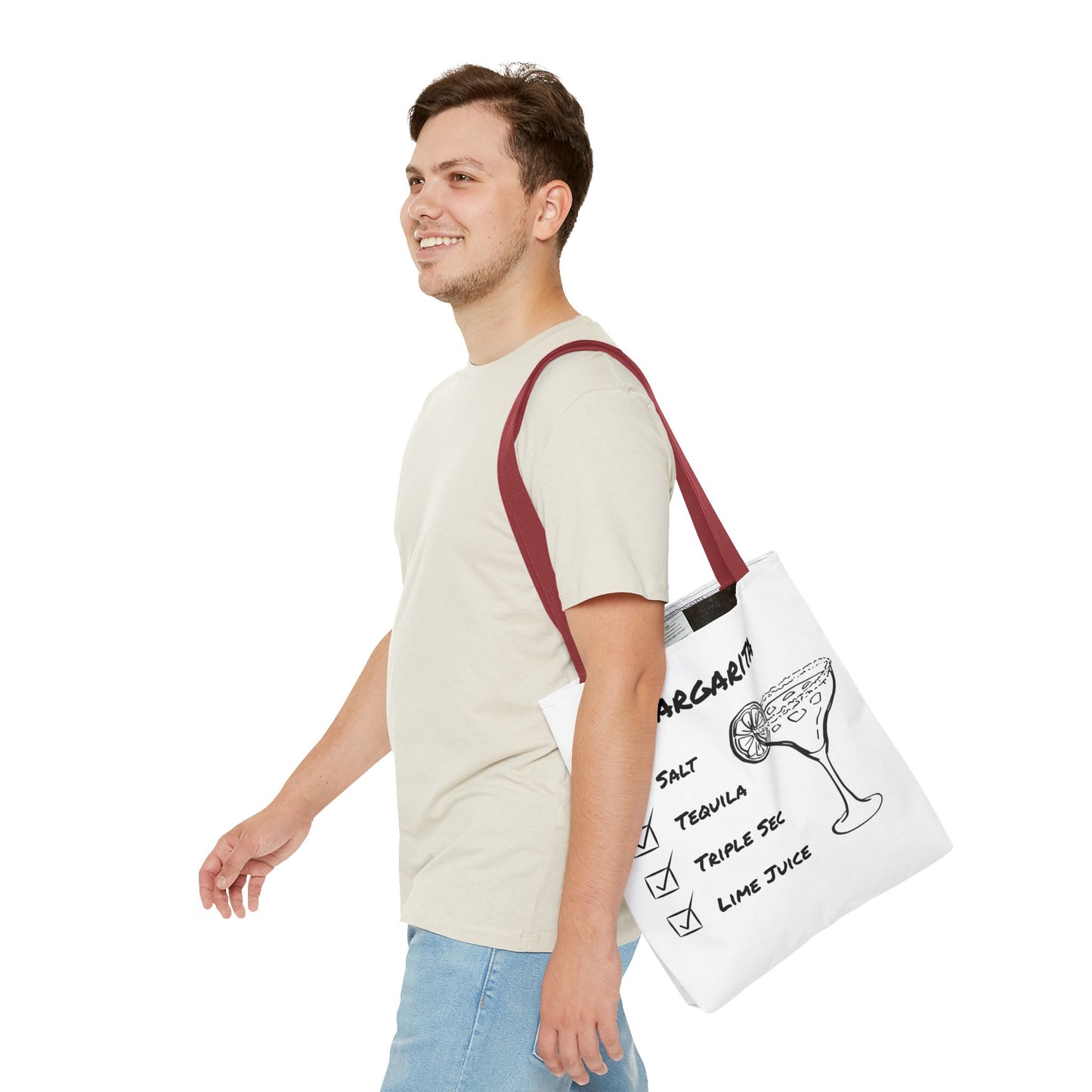 Margarita Tote Bag Black Graphic