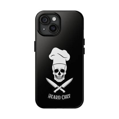 Heard Chef Skull Black Phone Case iPhone Samsung Galaxy