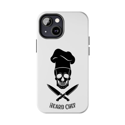 Heard Chef Skull White Phone Case iPhone Samsung Galaxy