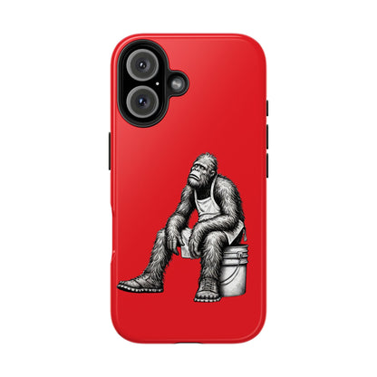 Phone Case Long Shift Bigfoot Red iPhone Samsung Galaxy