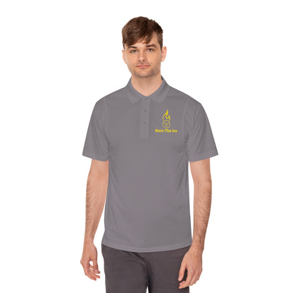 Burn Tha Ice Logo Polo Shirt